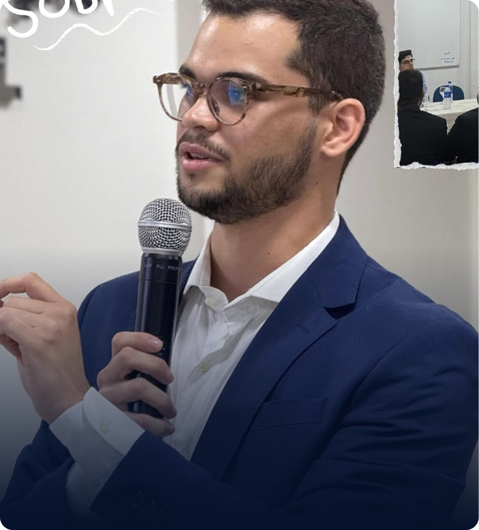 Retrato profissional de Iago Capistrano